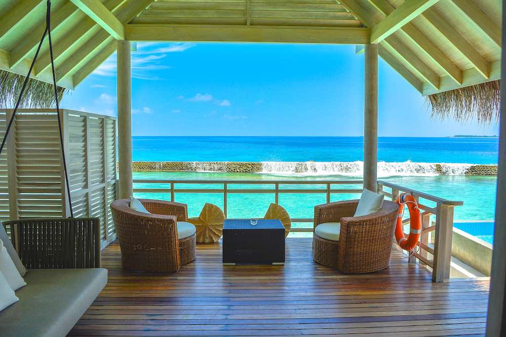Overwater Suite with Private Pool at NH Maldives Kuda Rah Resort, view 9